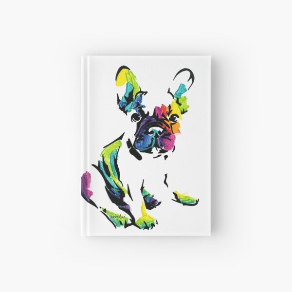 Sacha Maree I the French Bulldog *dark Hardcover Journal