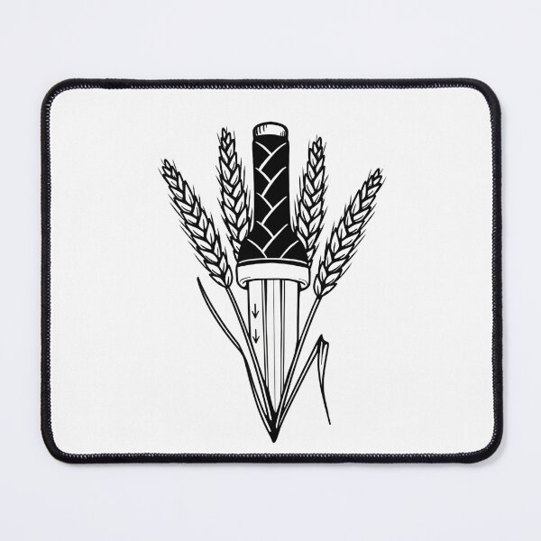Item preview, Dagger and Harvest – Symbol of Vinland designed and sold by SacredRoses-Art.