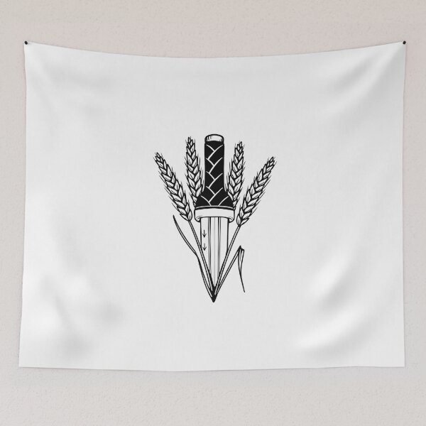 Item preview, Dagger and Harvest – Symbol of Vinland designed and sold by SacredRoses-Art.