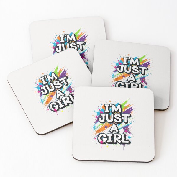 Item preview,  I'm just a girl!  designed and sold by  ViralVisionsCreating .