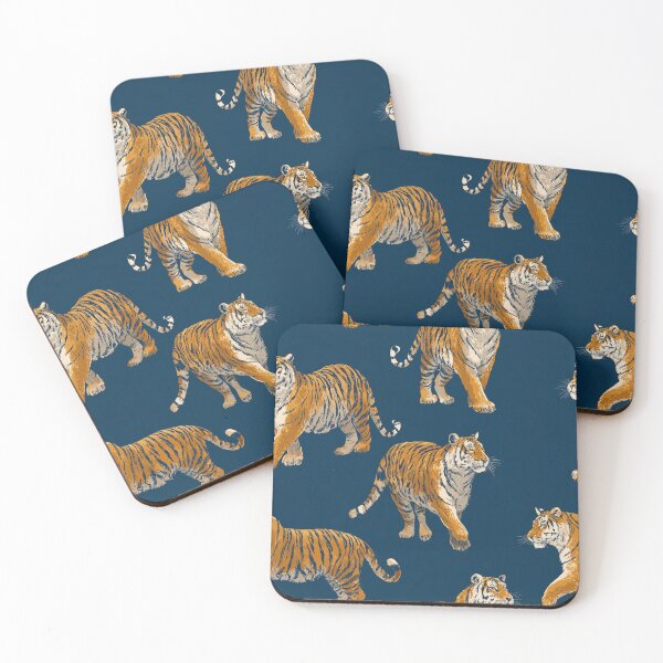 Item preview, Royal Tigers Pattern designed and sold by arabicdesigns.
