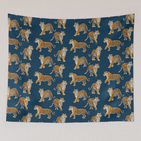 Item preview, Royal Tigers Pattern designed and sold by arabicdesigns.