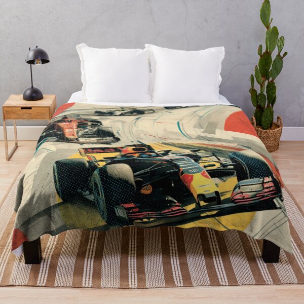 Item preview, Cars zooming through a circuit amidst geometric patterns Art Inspired By Nature And The Active Outdoors designed and sold by CDC40.