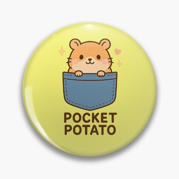Item preview, Kawaii Hamster in Pocket with Stars – Cute Pet Lover Design designed and sold by Pick'n Quick.