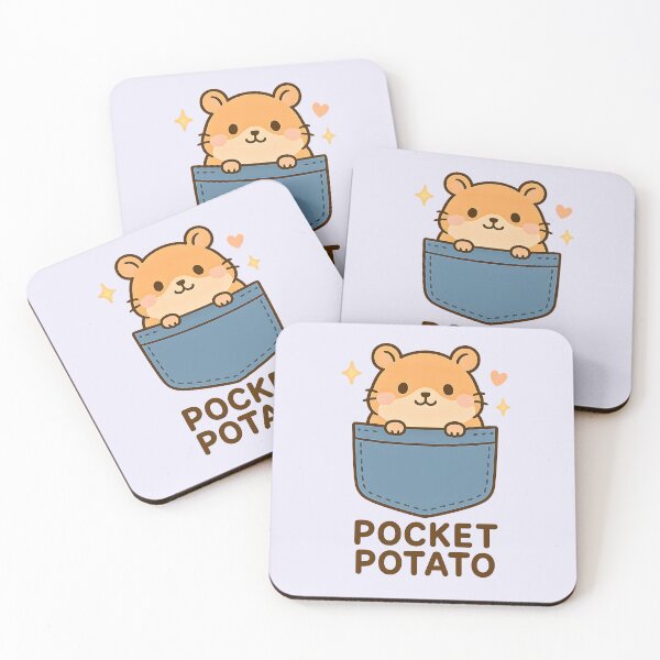 Item preview, Kawaii Hamster in Pocket with Stars – Cute Pet Lover Design designed and sold by Pick'n Quick.