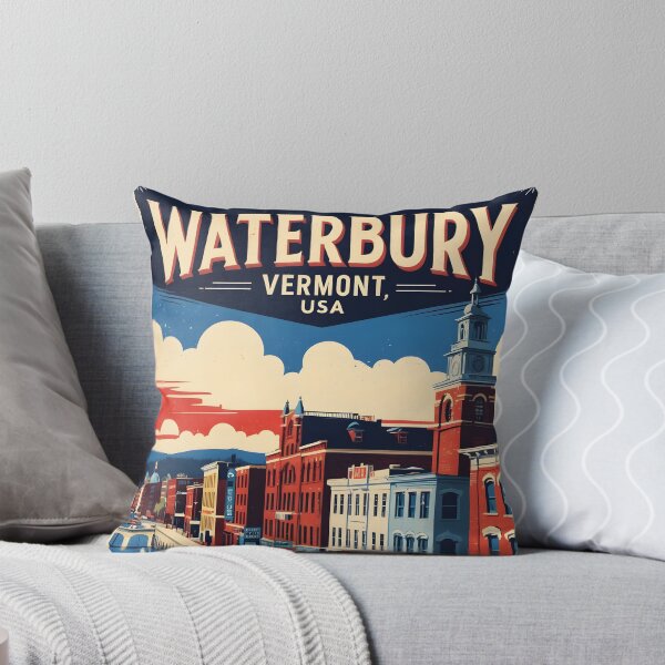 Item preview, Waterbury Vermont 1950s USA Vintage Travel Tourism designed and sold by TravelersGems.