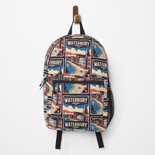 Item preview, Waterbury Vermont 1950s USA Vintage Travel Tourism designed and sold by TravelersGems.