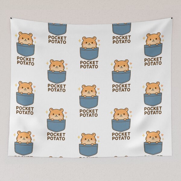 Item preview, Kawaii Hamster in Pocket with Stars – Cute Pet Lover Design designed and sold by Pick'n Quick.