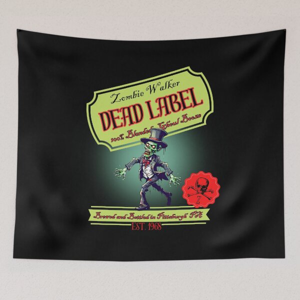 Item preview, Zombie Walker Dead Label Ghoul Booze Funny Horror Zombies  designed and sold by theflandonian.