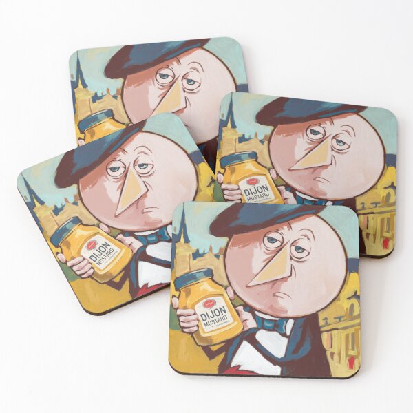 Item preview, Dijon, France Travel Poster | Quirky French Cartoon designed and sold by LeQuirks.