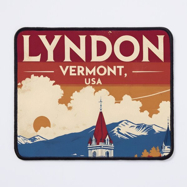 Item preview, Lyndon Vermont 1950s USA Vintage Travel Tourism designed and sold by TravelersGems.