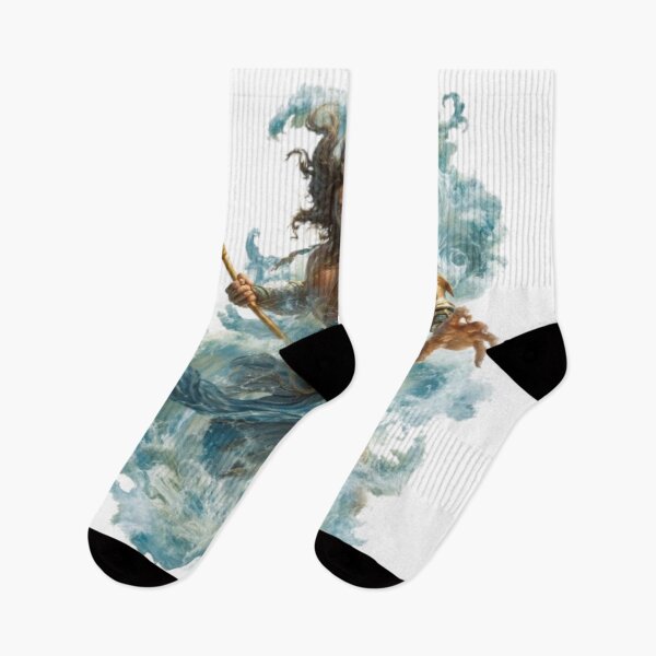 Item preview, Poseidon – Greek God of the Sea designed and sold by AlexLineArt.