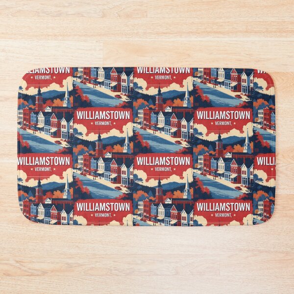 Item preview, Williamstown Vermont 1950s USA Vintage Travel Tourism designed and sold by TravelersGems.