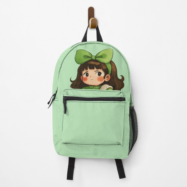 Item preview, Angry Kawaii Girl In Green designed and sold by HerSteps.