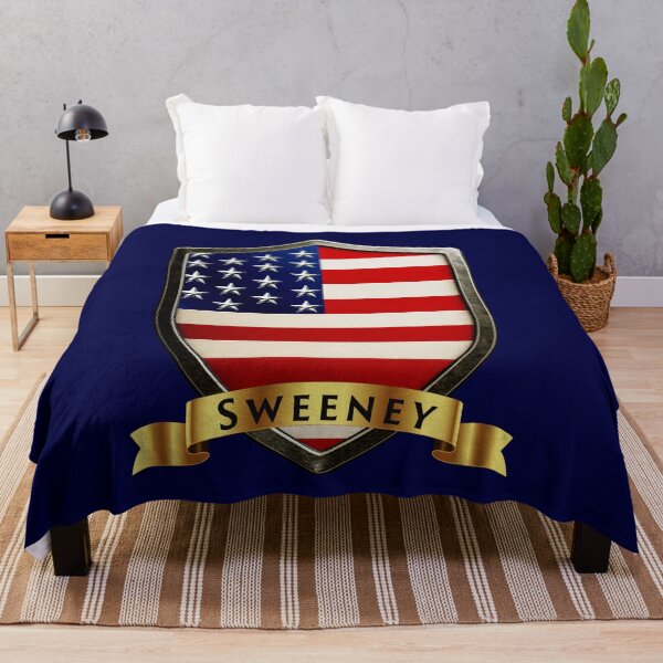 Item preview, Sweeney Family USA Shield, Stars & Stripes Heritage Crest designed and sold by Highlandkings.