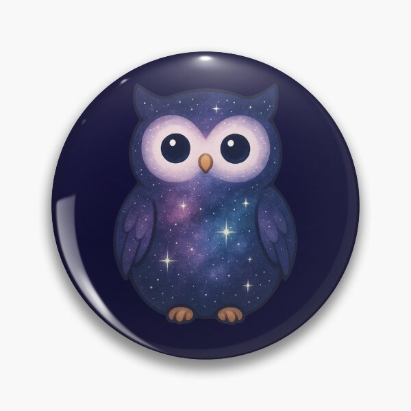 Item preview, Galaxy Owl – Cute Cosmic Night Sky Animal designed and sold by Painted Moon by Luna Bee™.