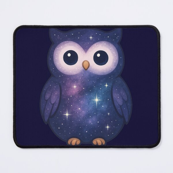 Item preview, Galaxy Owl – Cute Cosmic Night Sky Animal designed and sold by Painted Moon by Luna Bee™.