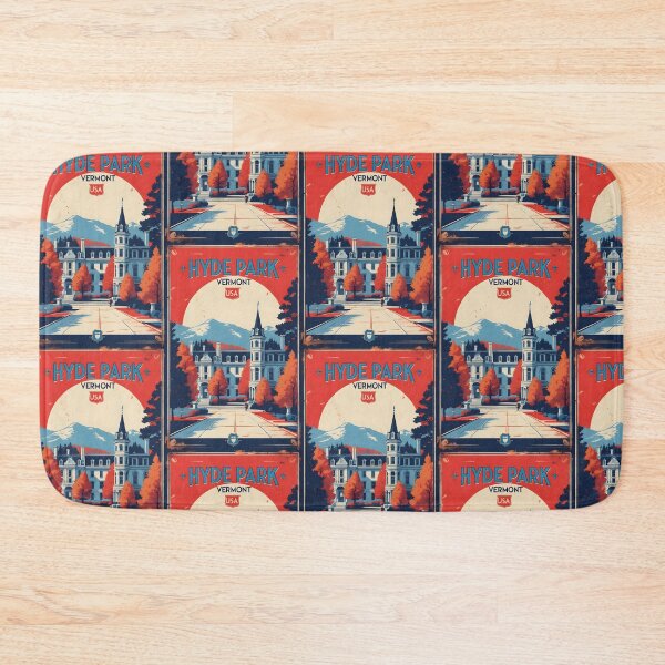Item preview, Hyde Park Vermont 1950s USA Vintage Travel Tourism designed and sold by TravelersGems.