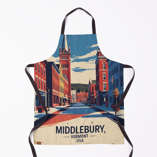 Item preview, Middlebury Vermont 1950s USA Vintage Travel Tourism designed and sold by TravelersGems.