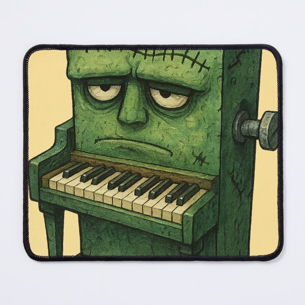 Item preview, "Pianoman" in cartoon character style designed and sold by Jani-art-world.