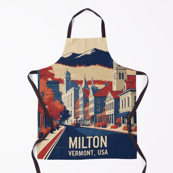 Item preview, Milton Vermont 1950s USA Vintage Travel Tourism designed and sold by TravelersGems.