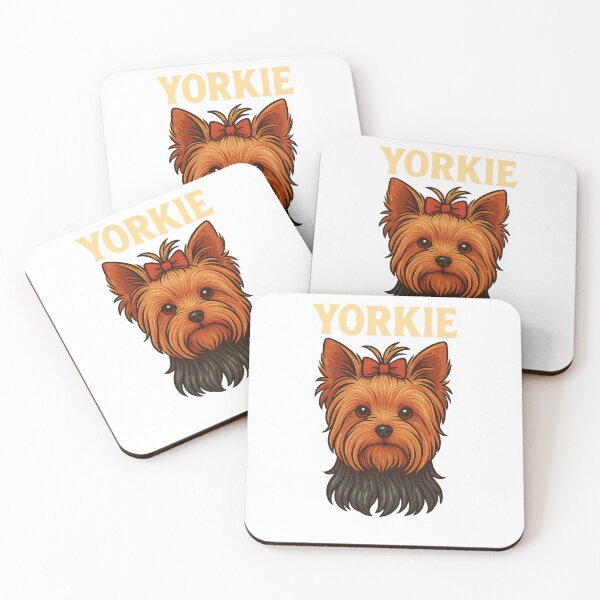 Item preview, Yorkie Dog Sticker – Cute Yorkshire Terrier Illustration | Yorkie Lover Gift designed and sold by Mo-rx.
