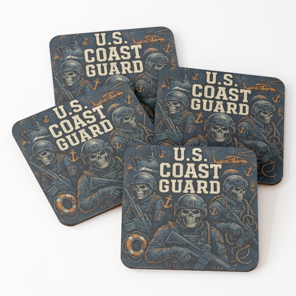 Item preview, Tactical U.S. Coast Guard All-Over Print – Gritty & Bold Maritime Warfare Shirt designed and sold by getpressedshirt.
