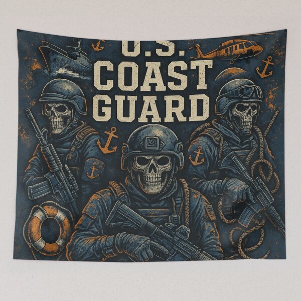 Item preview, Tactical U.S. Coast Guard All-Over Print – Gritty & Bold Maritime Warfare Shirt designed and sold by getpressedshirt.