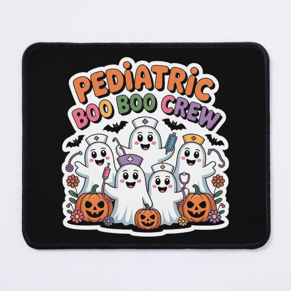 Item preview, Pediatric Nurse Boo Boo Crew Ghost Nurse Halloween Costume designed and sold by Dabbing Turtle Designs.