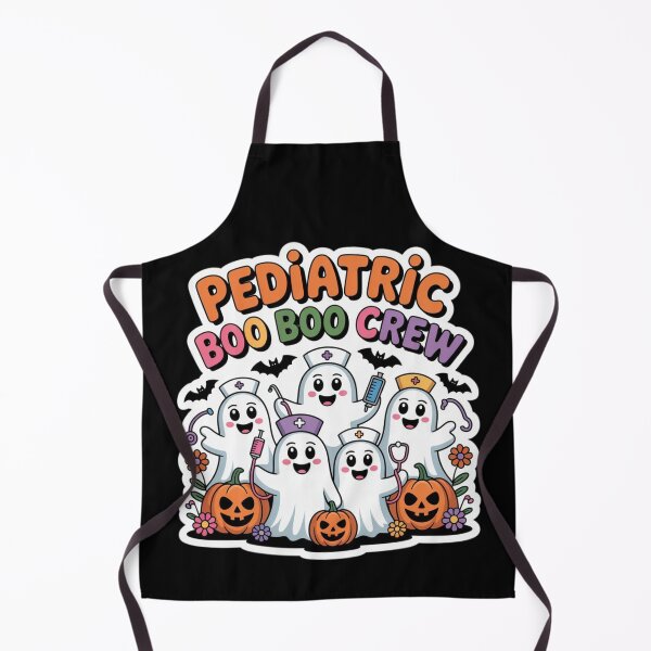 Item preview, Pediatric Nurse Boo Boo Crew Ghost Nurse Halloween Costume designed and sold by Dabbing Turtle Designs.