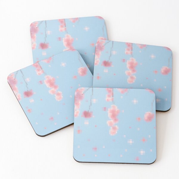 Item preview, Pixelated Cherry Blossoms designed and sold by Spoondar.