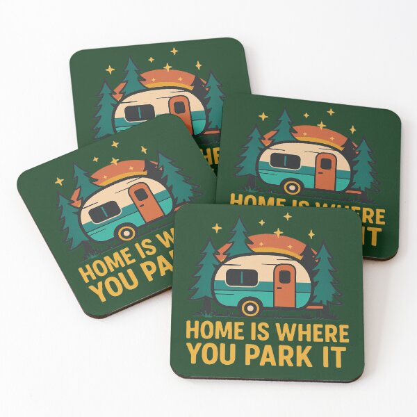 Item preview, HOME IS WHERE YOU PARK IT designed and sold by TheJoyfulPen.