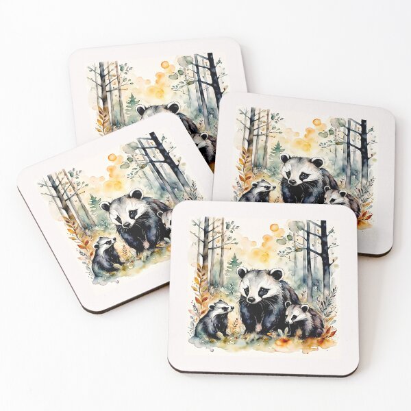 Item preview, A Badger Family designed and sold by Helios Be. Lavsh.
