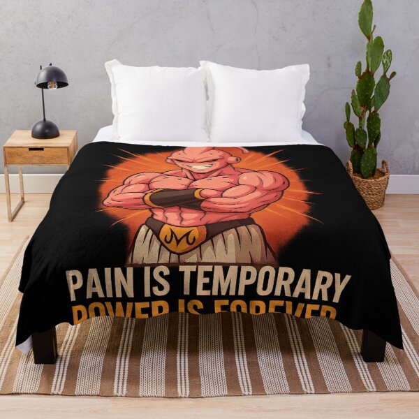 Item preview, Pain is Temporary, Power is Forever - Anime Style designed and sold by FXFandomFactory.