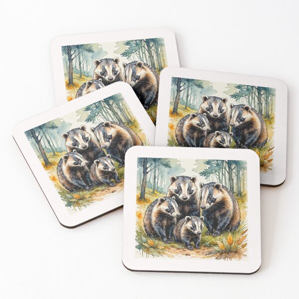 Item preview, A Badger Family #1 designed and sold by Helios Be. Lavsh.