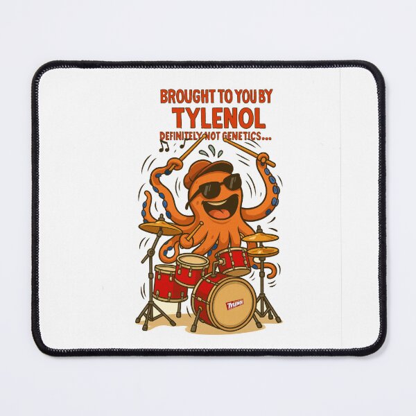 Item preview, Funny Tylenol Autism Drummer designed and sold by LunasGlory.