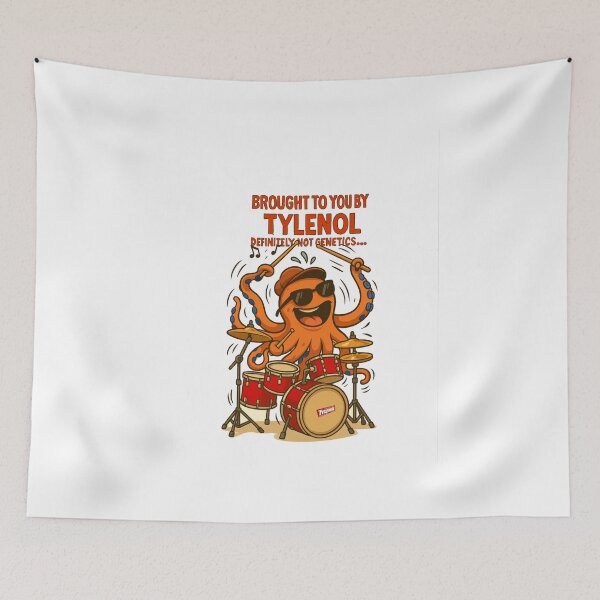 Item preview, Funny Tylenol Autism Drummer designed and sold by LunasGlory.