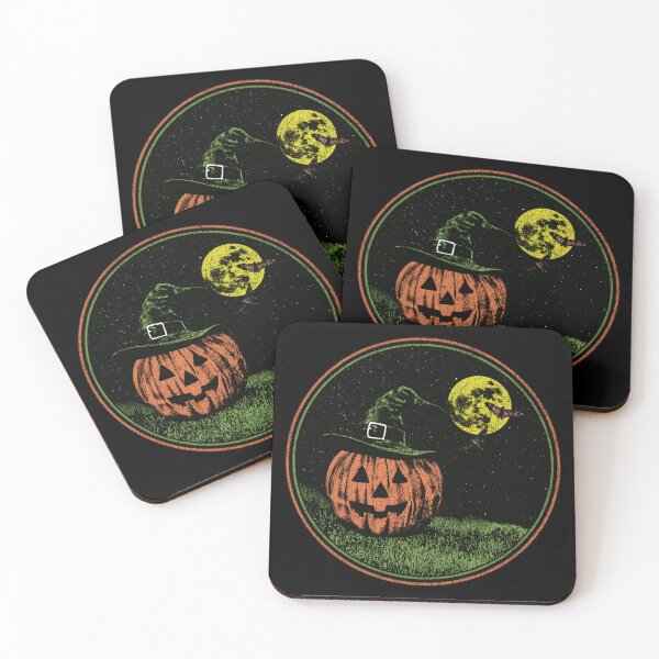Item preview, Moonlight Jack – Jack O Lantern Haunted Pumpkin Witch Hat Halloween Design designed and sold by jagatdsgn.