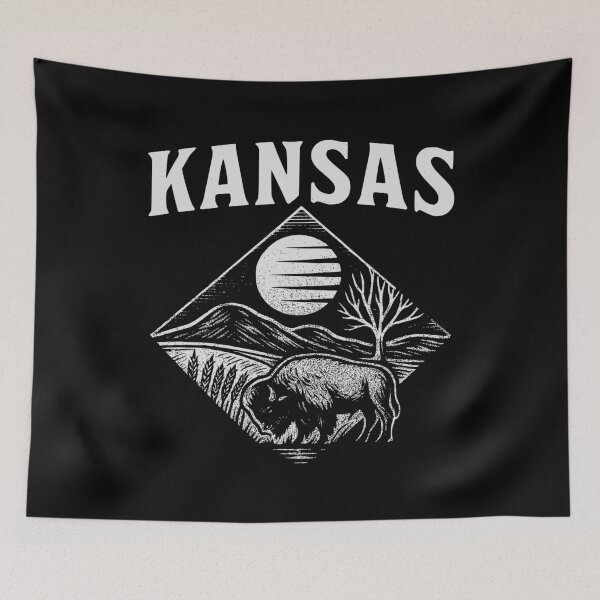 Item preview, Kansas Bison Prairie Moon Vintage designed and sold by Gustavo Navarro.