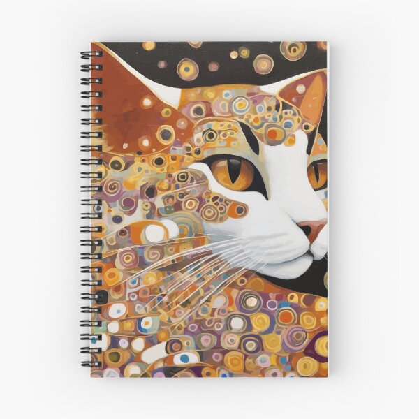 Item preview, Gustav Klimt  Cat with Almond Eyes designed and sold by Vicky Brago-Mitchell®.