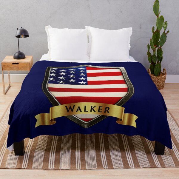 Item preview, Walker Family USA Shield, Stars & Stripes Heritage Crest designed and sold by Highlandkings.