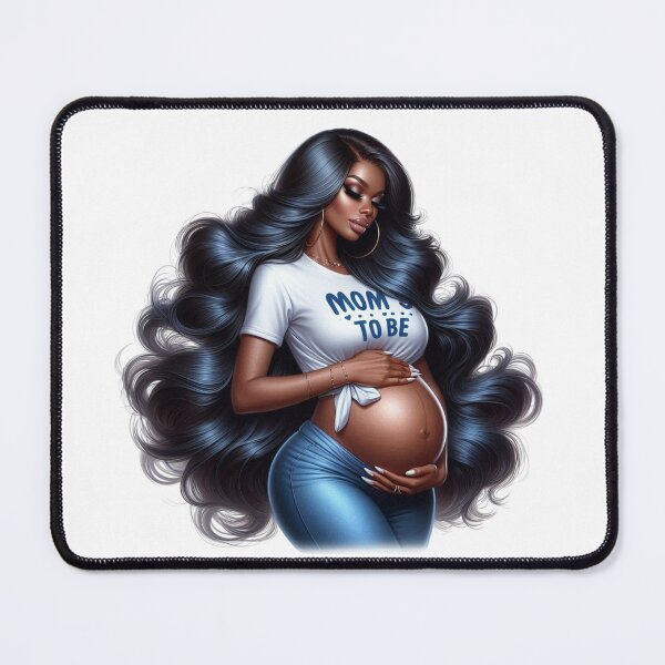 Item preview, Modern Maternity Afro Woman Design designed and sold by Lulunza.