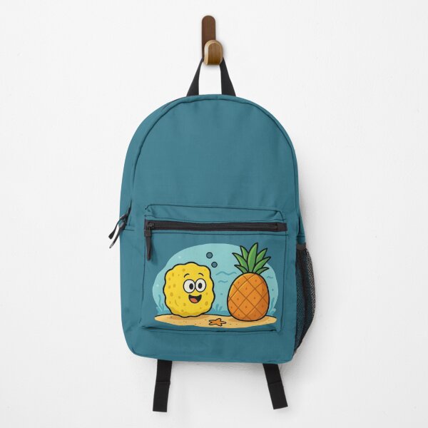 Artikelvorschau, Lustiger Schwamm unter Wasser mit Cartoon-Ananas entworfen und verkauft von Design-Curios.