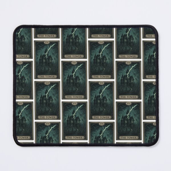 Item preview, The Tower – Haunted Gothic Tarot Card designed and sold by SONandMOONcreationsAU.