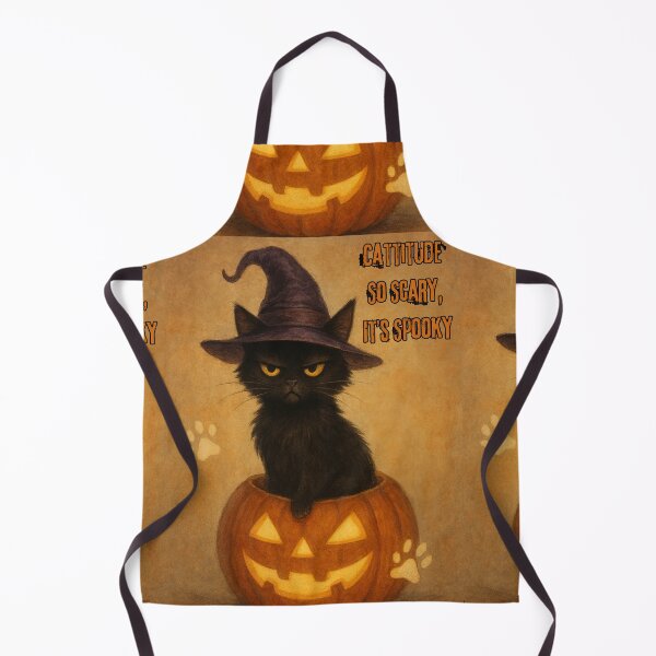 Item preview, Catitude So Scary, It's Spooky - Halloween Cat designed and sold by Feliciano3.