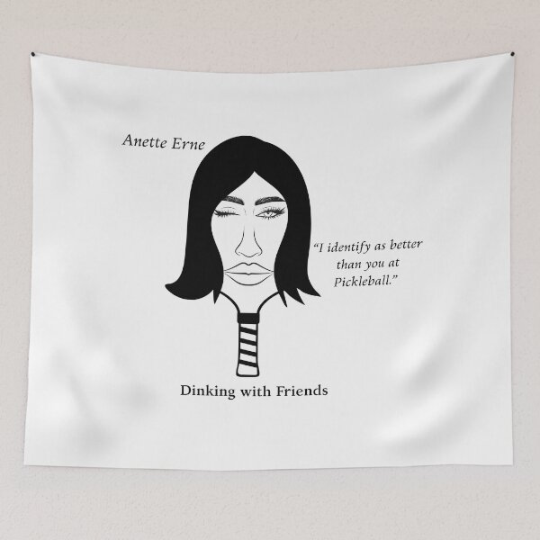 Item preview, Anette Erne...Proving Pickleball is for anyone and everyone, with a little attitude. designed and sold by Picklenut1969.