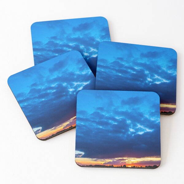 Item preview, Blue Sunset by heidiannemorris ©️  designed and sold by FOLK ART FUSION by heidiannemorris.