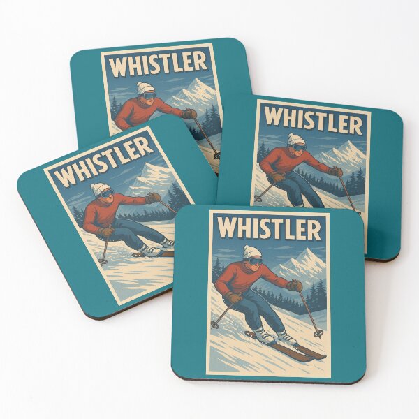 Item preview, Whistler Ski Poster designed and sold by Halifaxartguy.