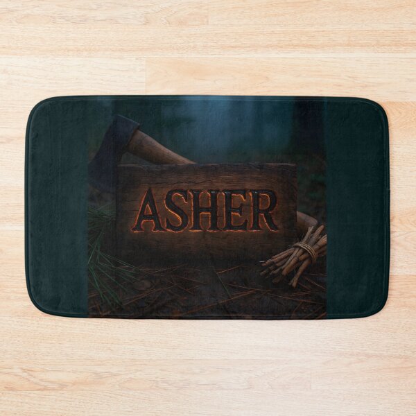 Item preview, Asher — Forest Ember Monogram designed and sold by VoidBloom Studio.