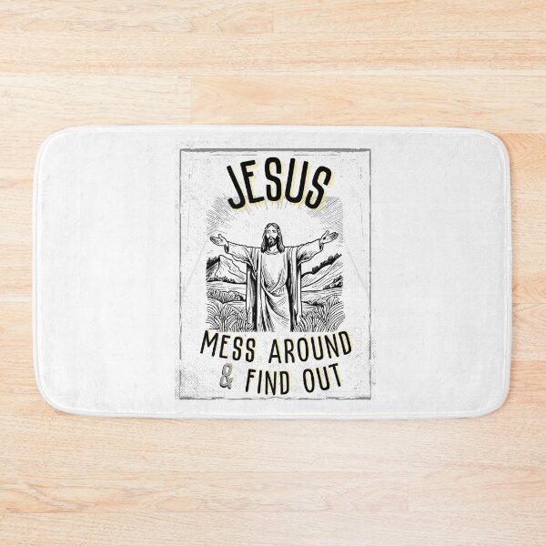Item preview, Jesus: Mess Around and Find Out - in Yellow designed and sold by Holy Coast Threads (Formerly ChristianFlower).